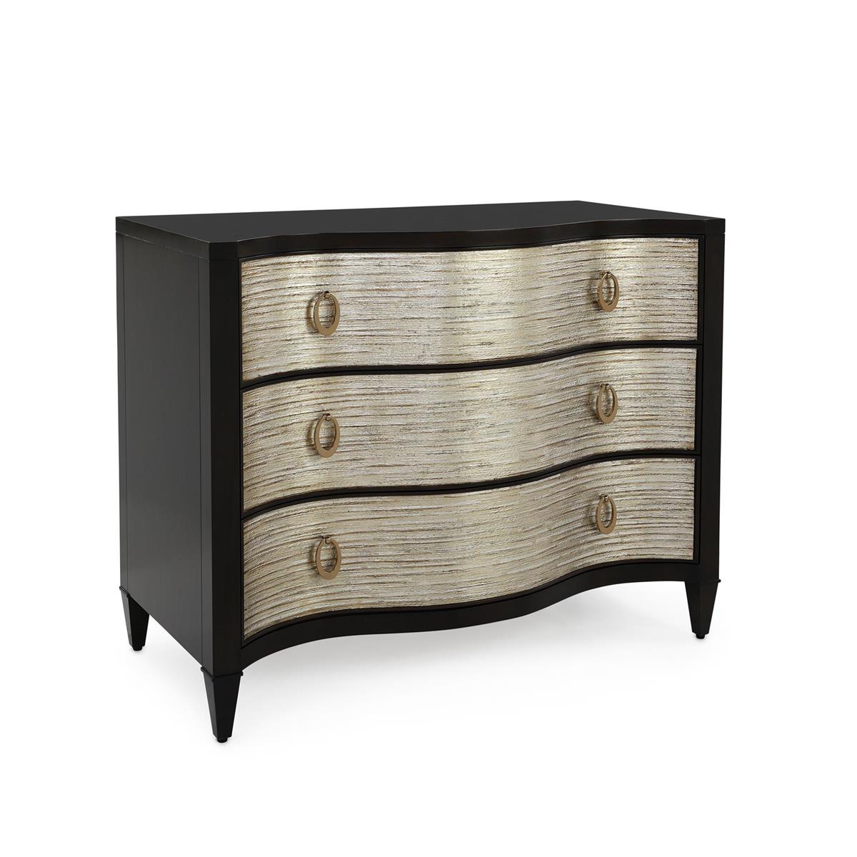 Ebony Wave Nightstand