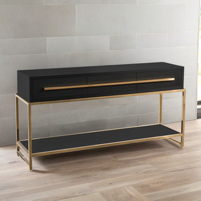 Metropolis Noir Console Table