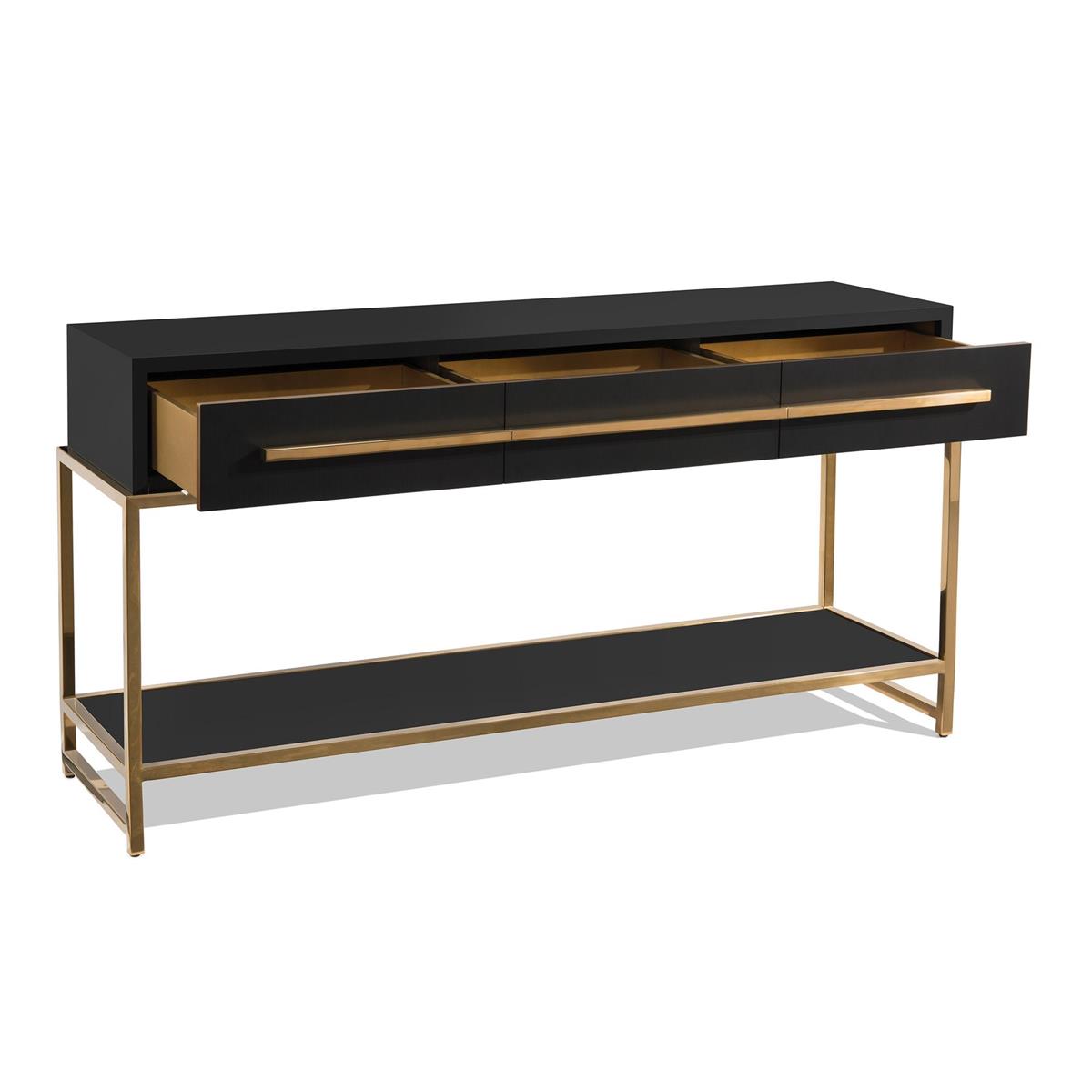 Metropolis Noir Console Table