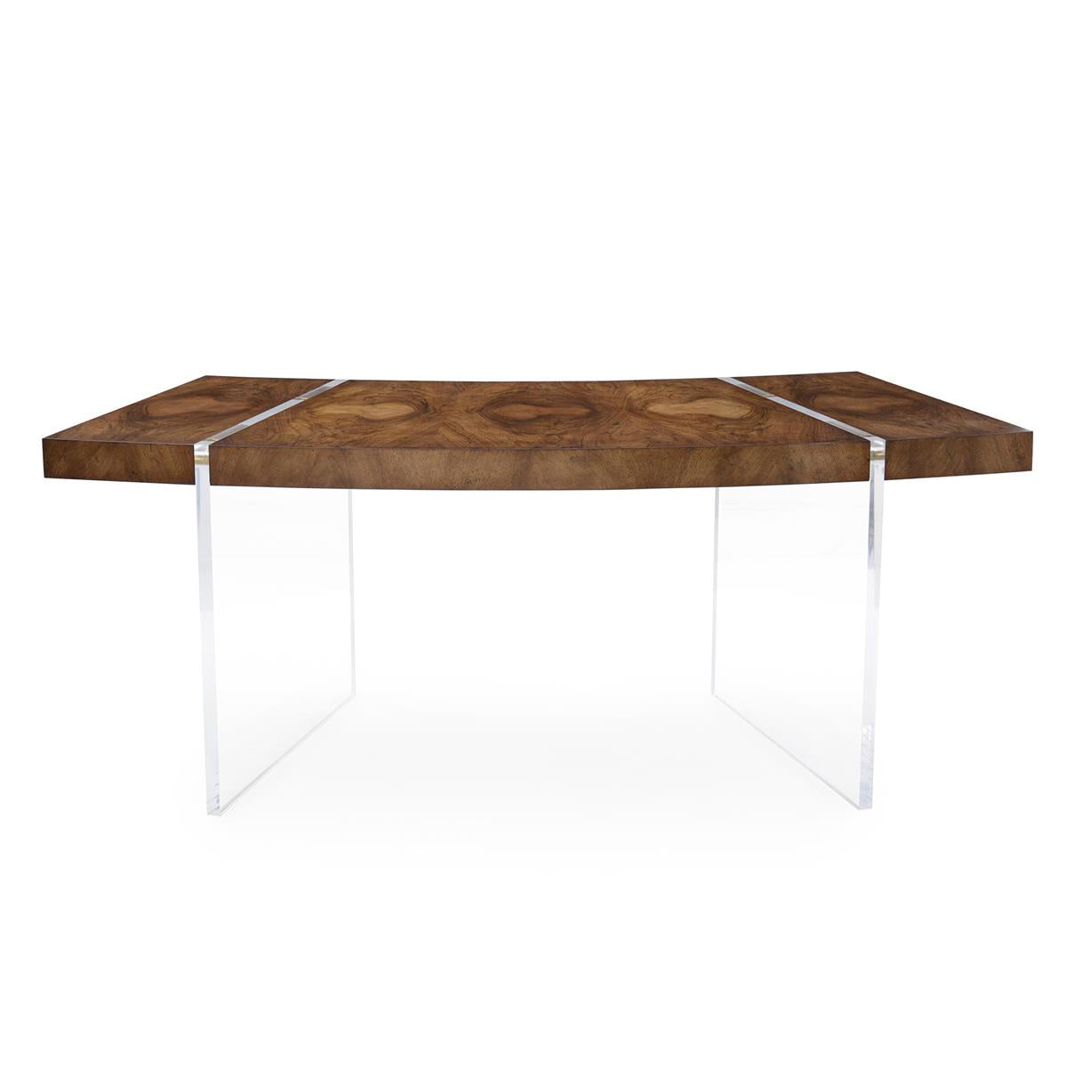 Lucent Curve Acrylic Desk
