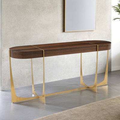 Aria Curved Edge Console Table