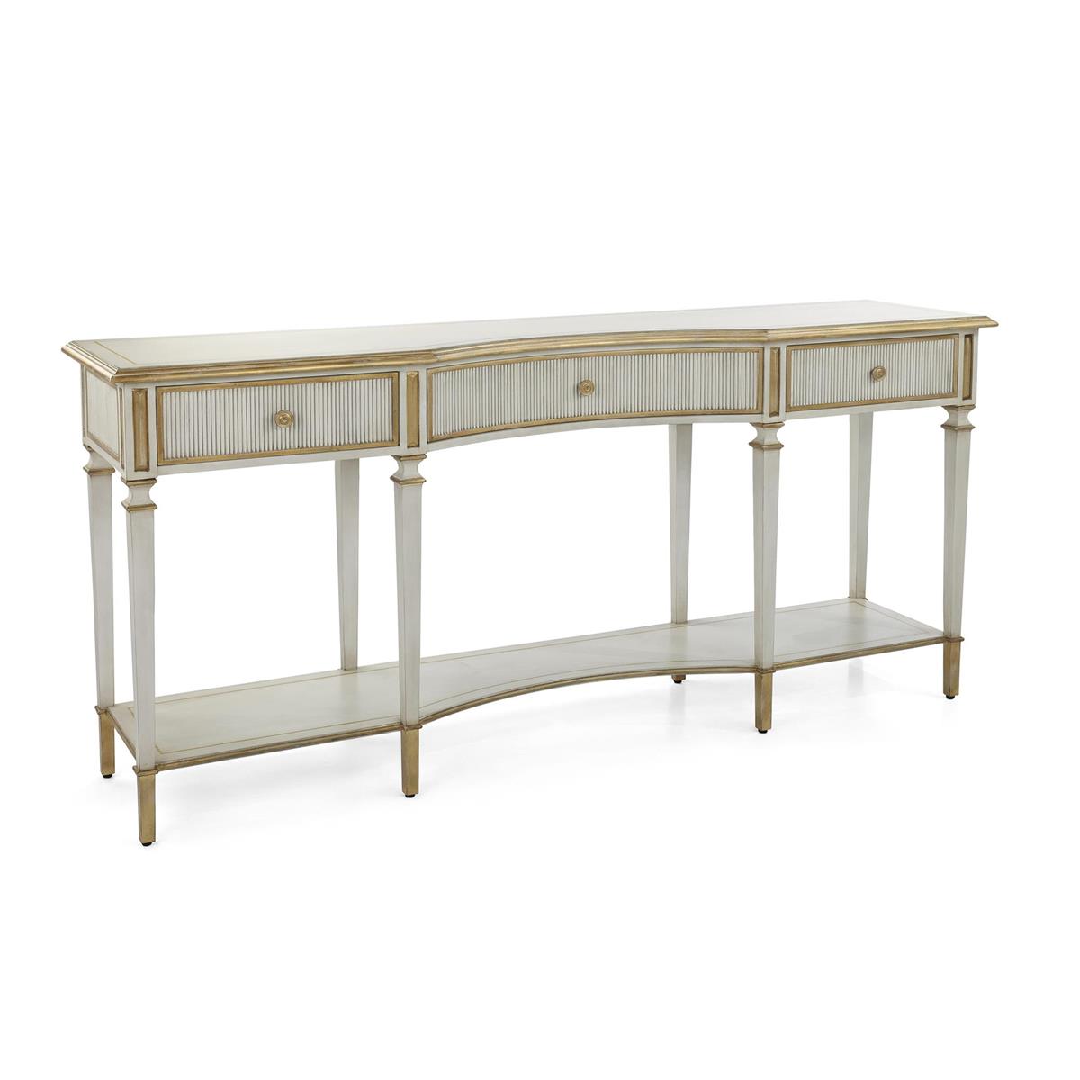 Chantilly Carved Ribbon Console