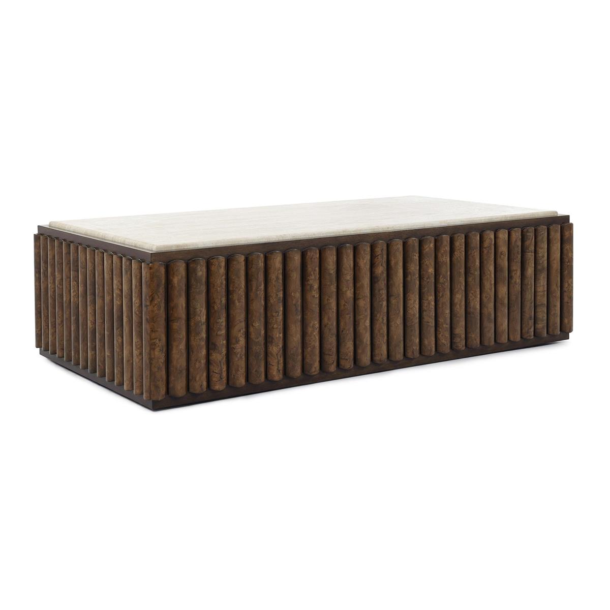 Canyon Ridge Fluted Cocktail Table