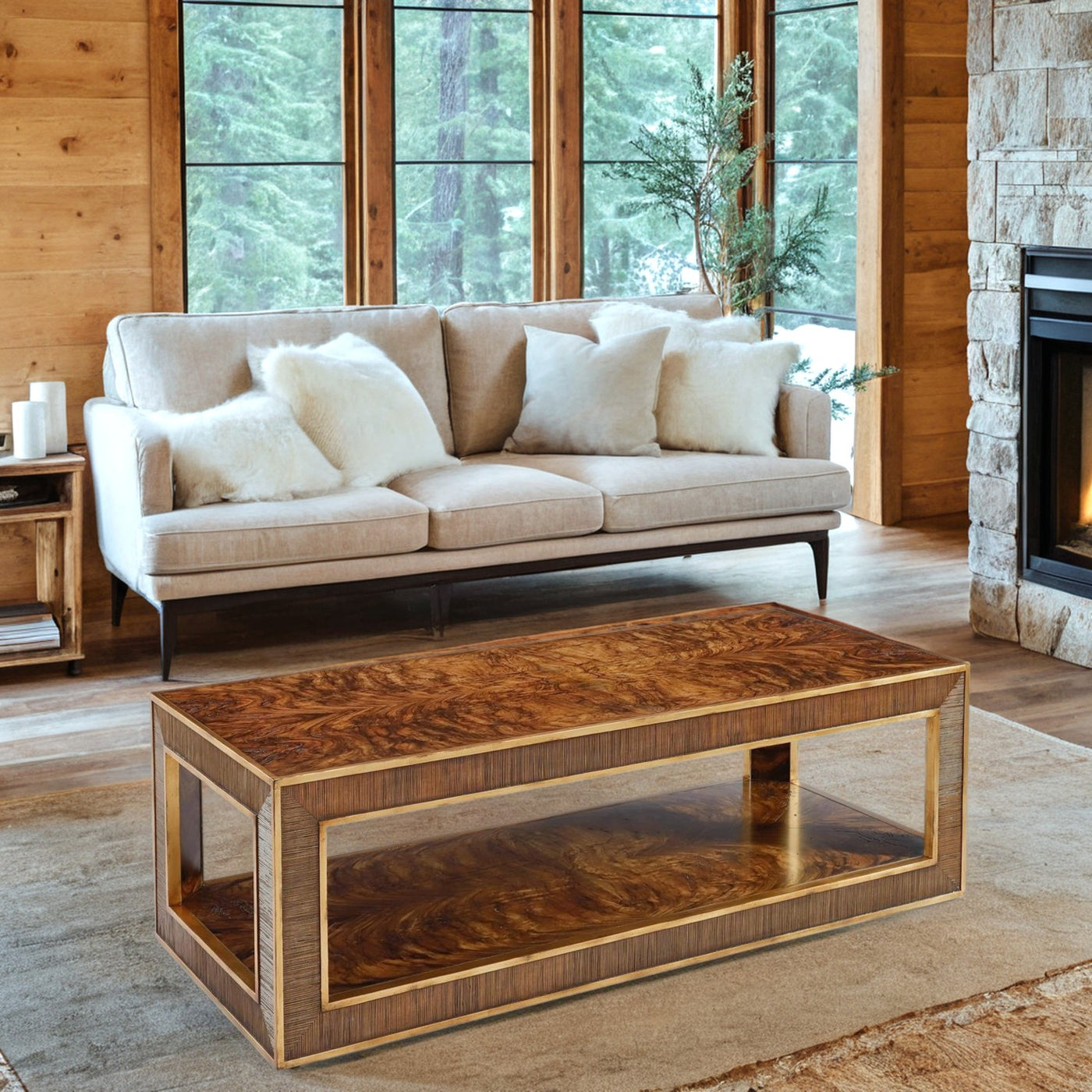 Marbella Luxe Rectangular Cocktail Table