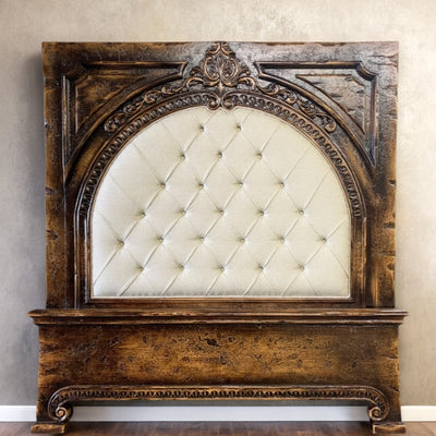 Francesca King Bed With Fabric