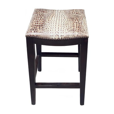 Denali Ranch Gator Marshmallow Stool