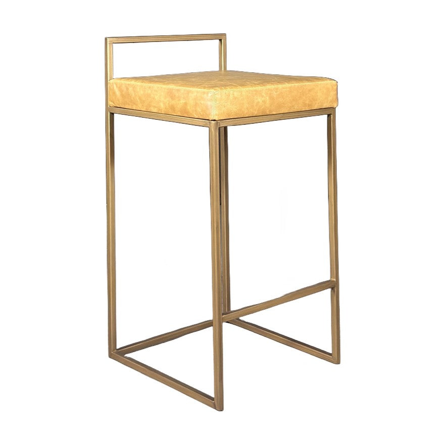 Golden Chestnut Brown Counter Stool