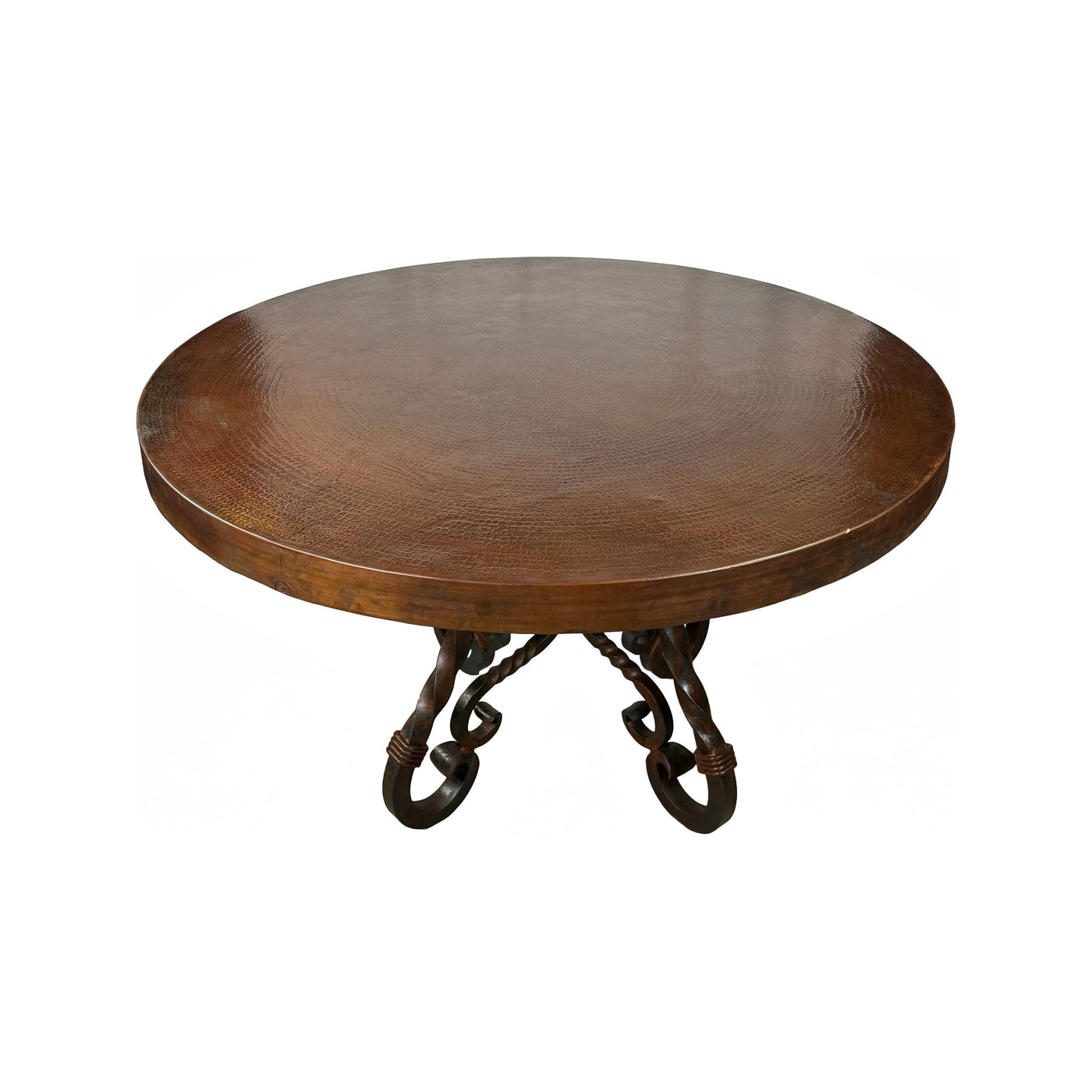 Copper Top W/ Talavera Iron Base