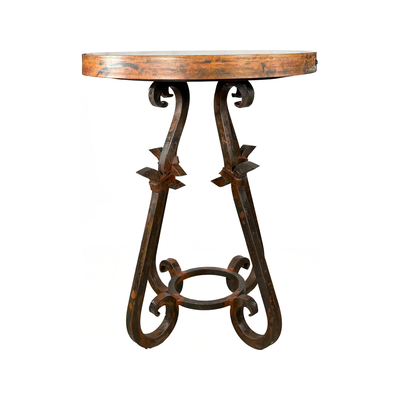 Copper Top W/ Montecillo Iron Pub Base