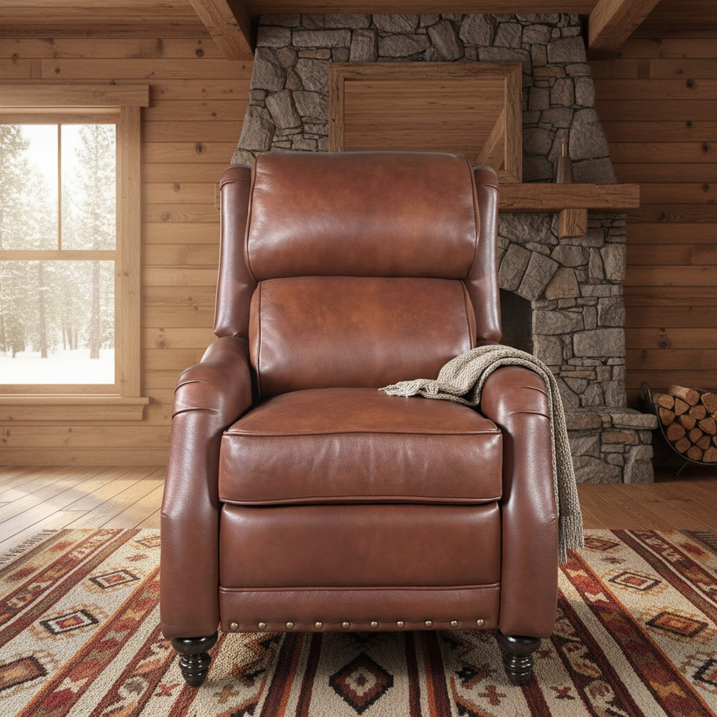 Bronco Leather Recliner