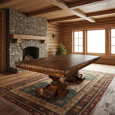 Turquoise Mesquite Dining Table