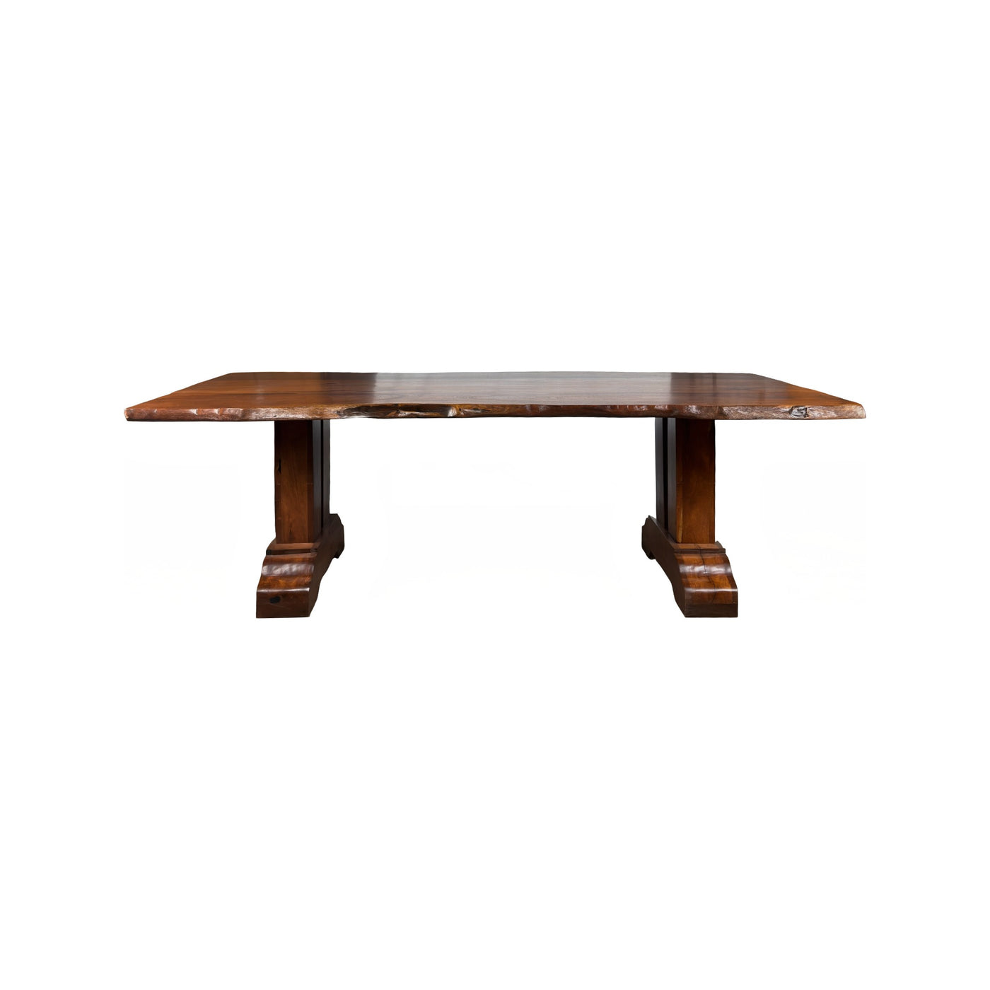 Black Inlay Mesquite Dining Table
