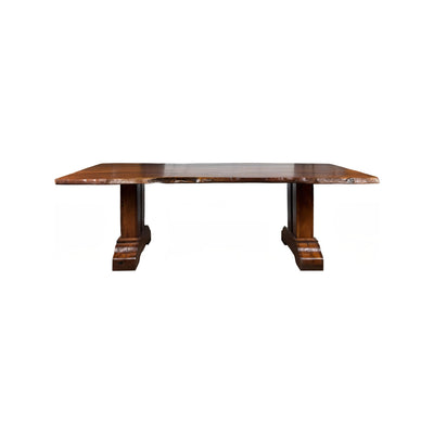 Black Inlay Mesquite Dining Table