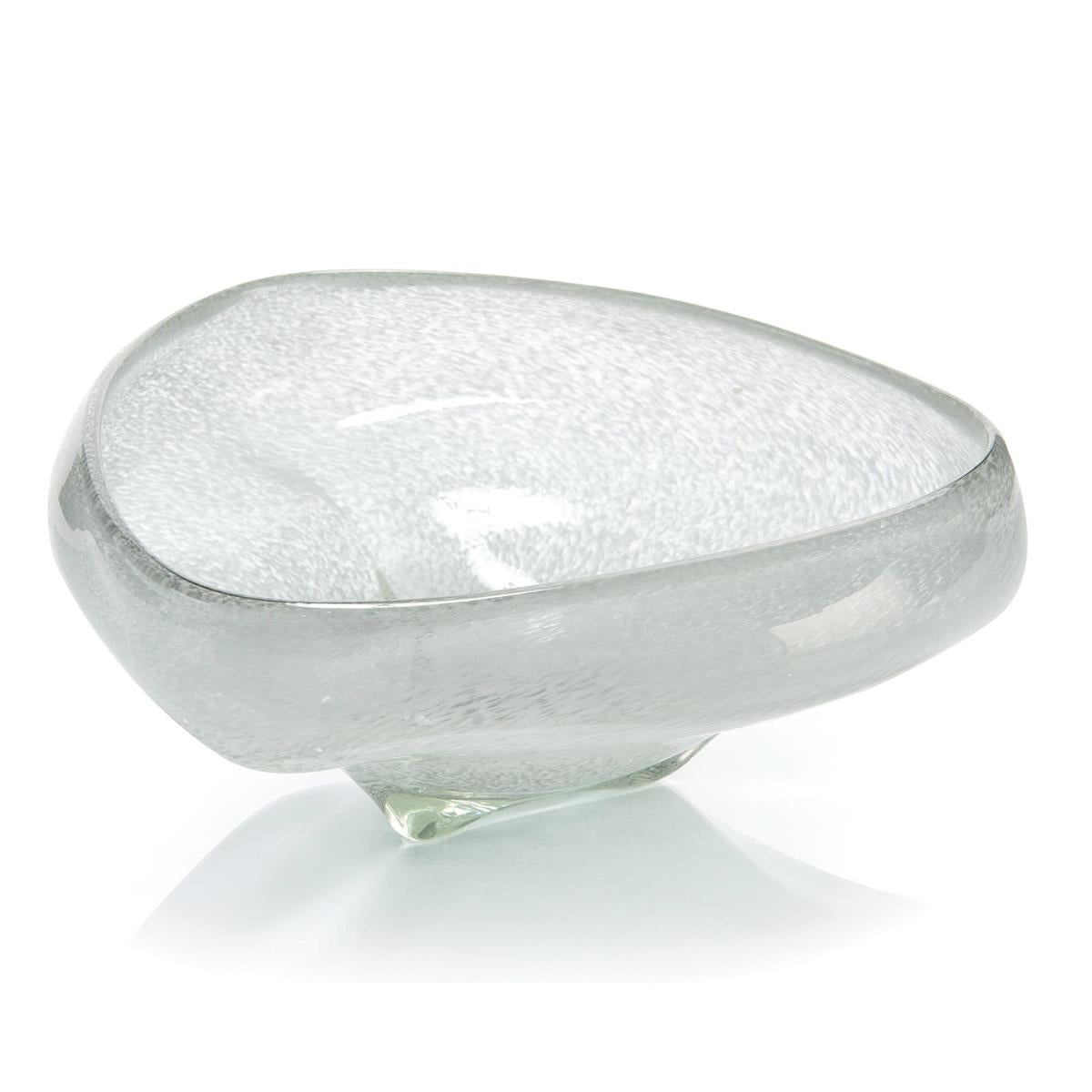 Frosted Drift Glass Bowl