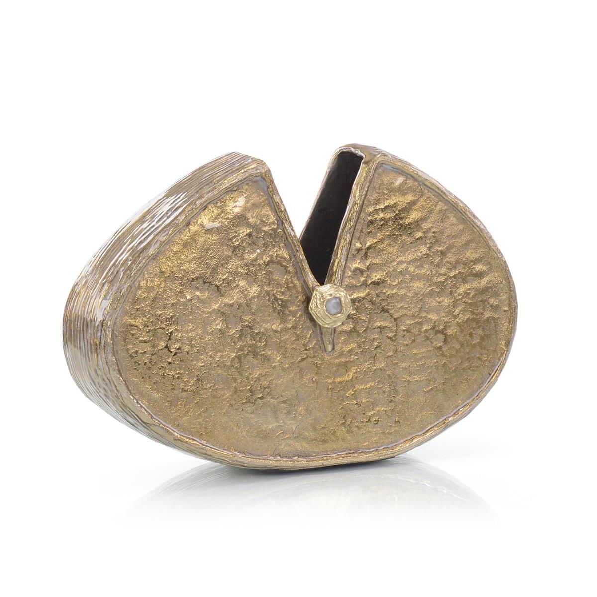 Golden Ripple Accent Sculpture