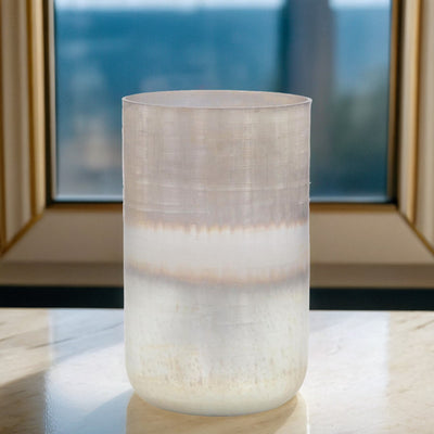 Misty Horizon Glass Vase