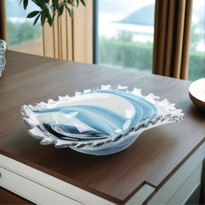 Tide Wave Art Glass Bowl