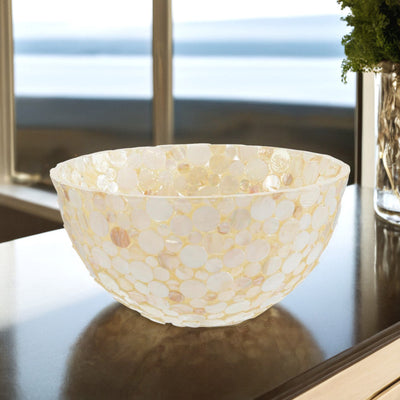 Lustre Pearl Mosaic Bowl
