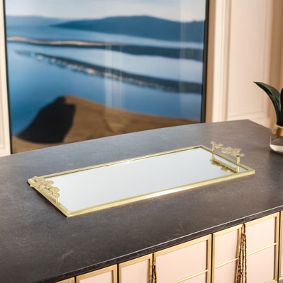 Ornella Gold Mirror Tray