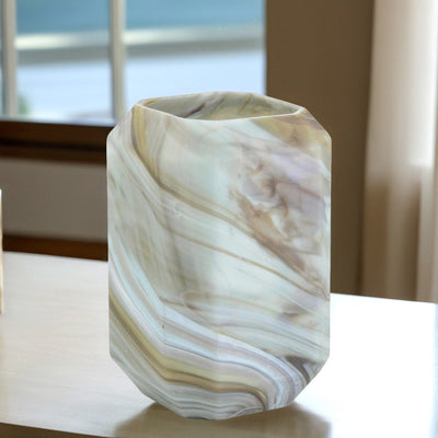 Ocean Mist Glass Vase
