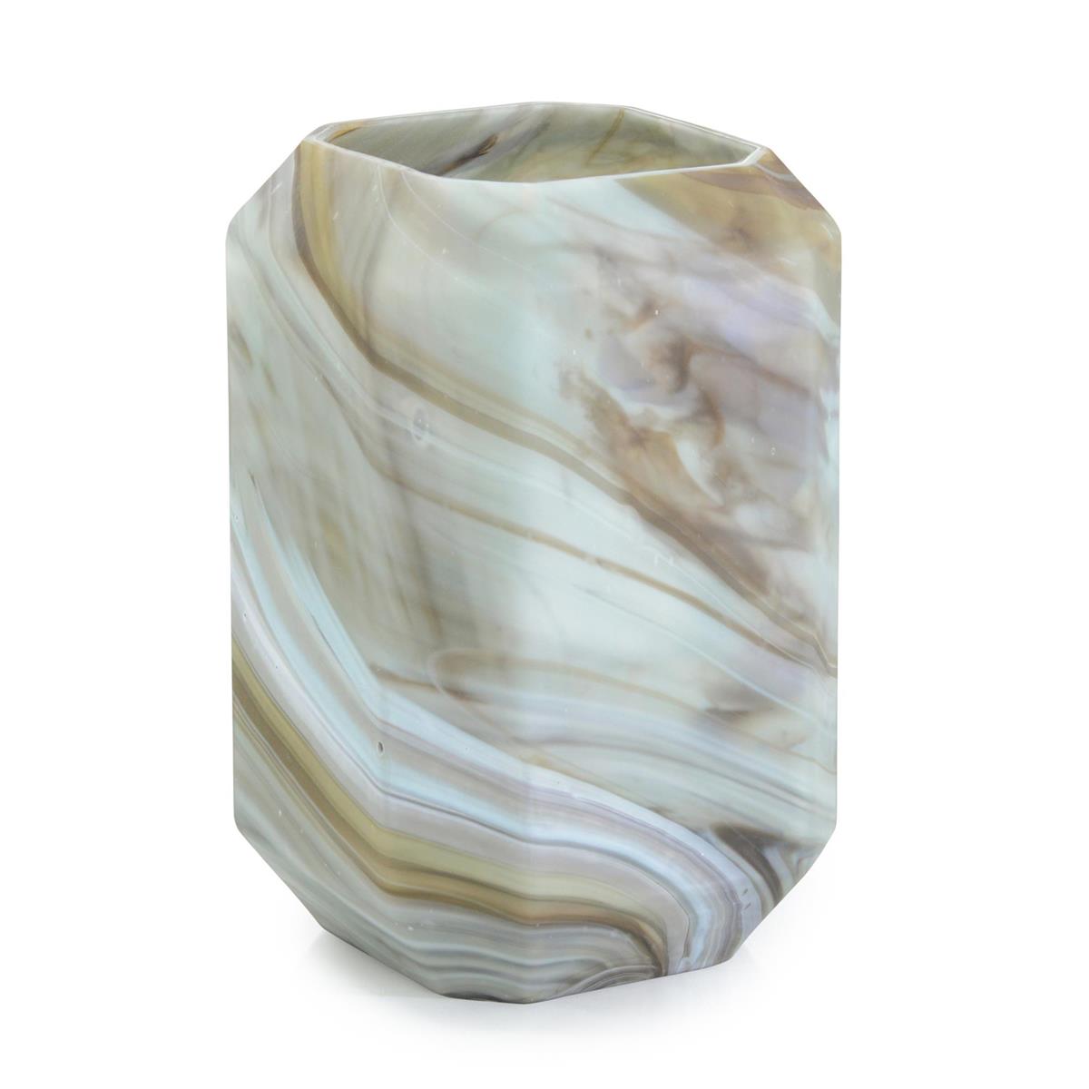 Ocean Mist Glass Vase