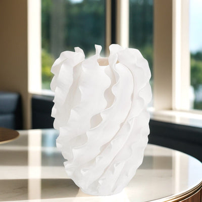 Cascade Ruffle Vase
