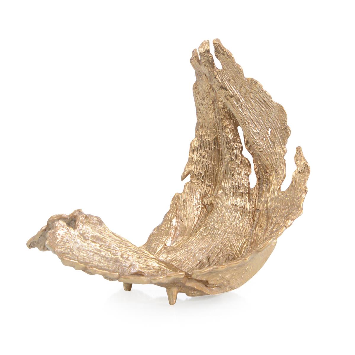 Aurora Leaf Sculptural Bowl