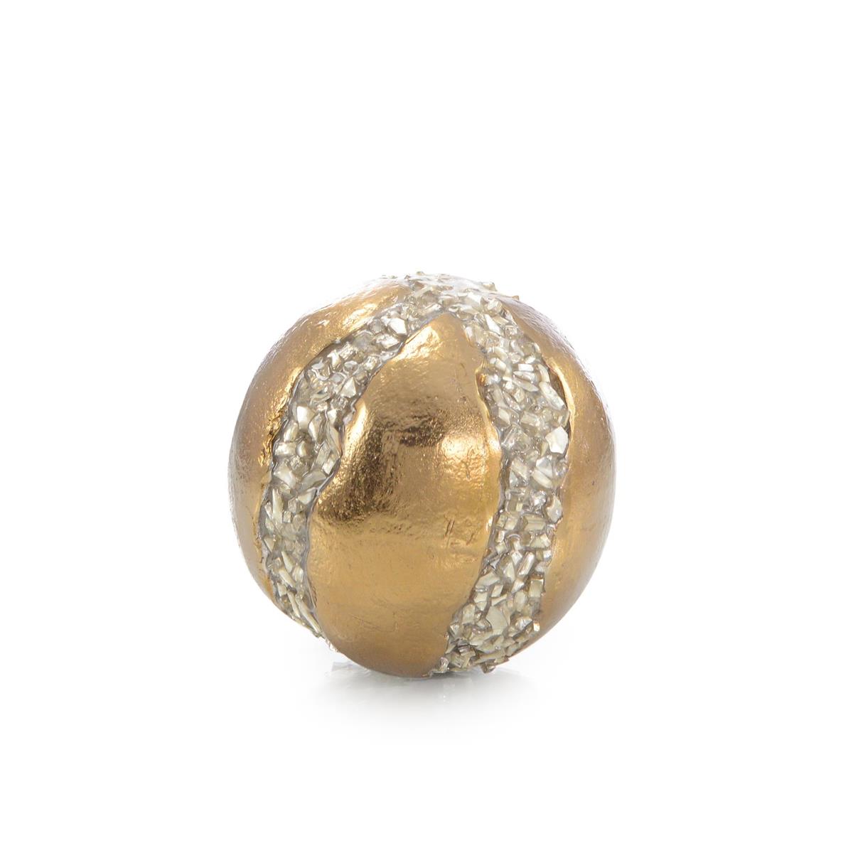Gilded Geode Sphere