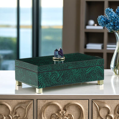 Emerald Essence Decorative Box