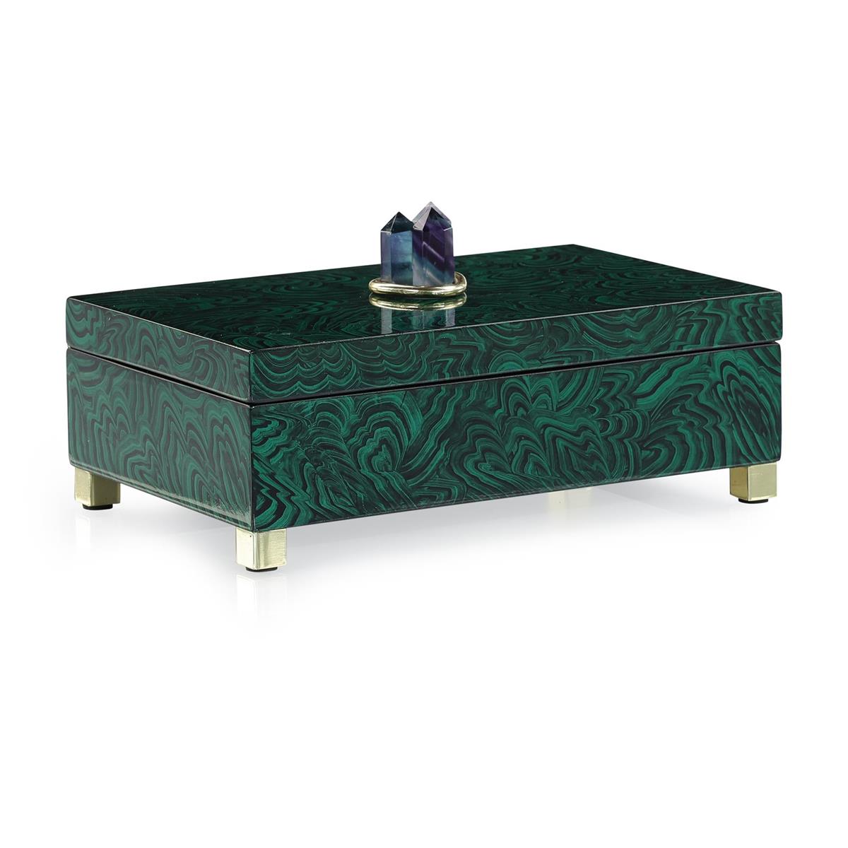 Emerald Essence Decorative Box