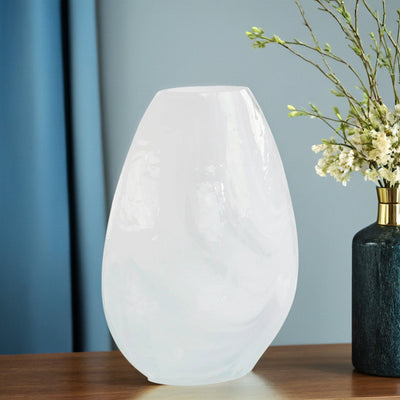 Whispering Cloud Glass Vase