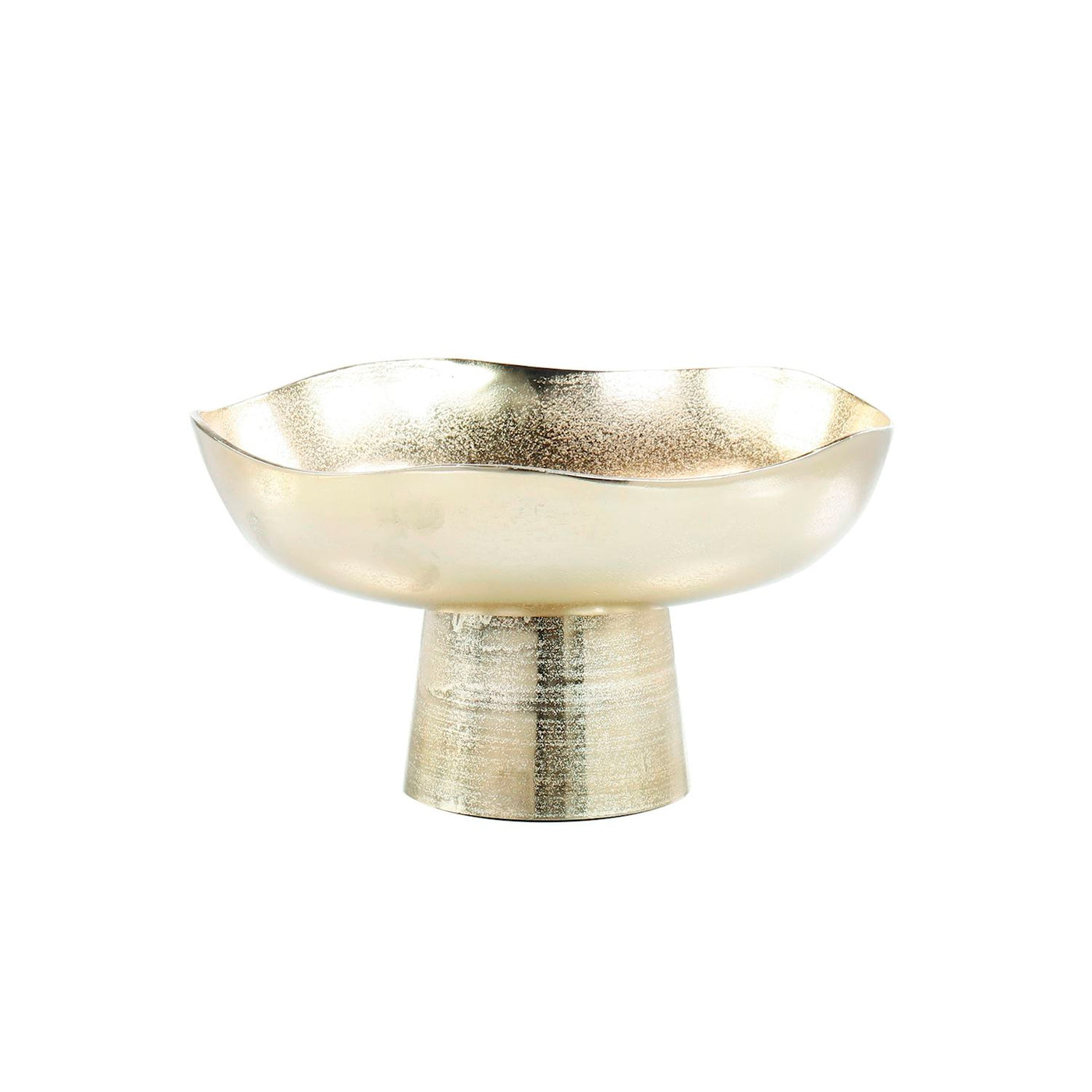 Aurora Gold Pedestal Bowl