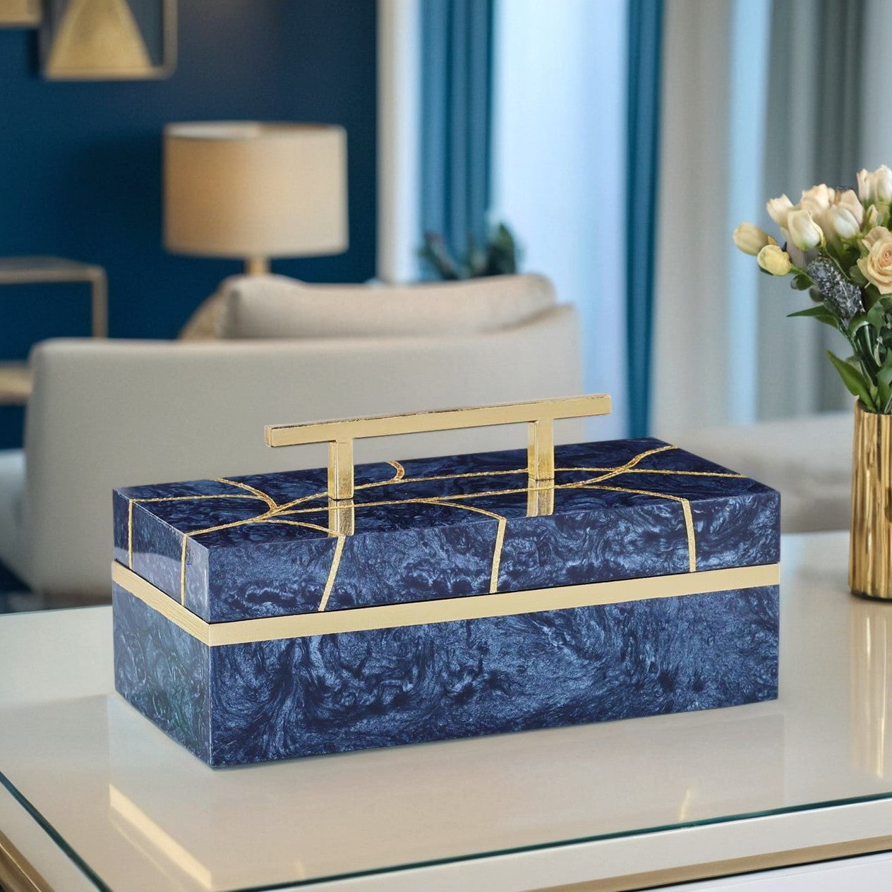 Midnight Vein Decorative Box