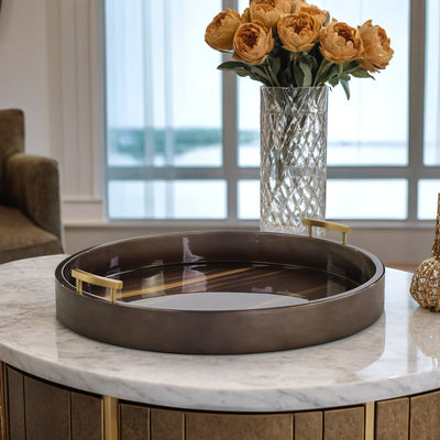 Eclipse Round Serving Tray
