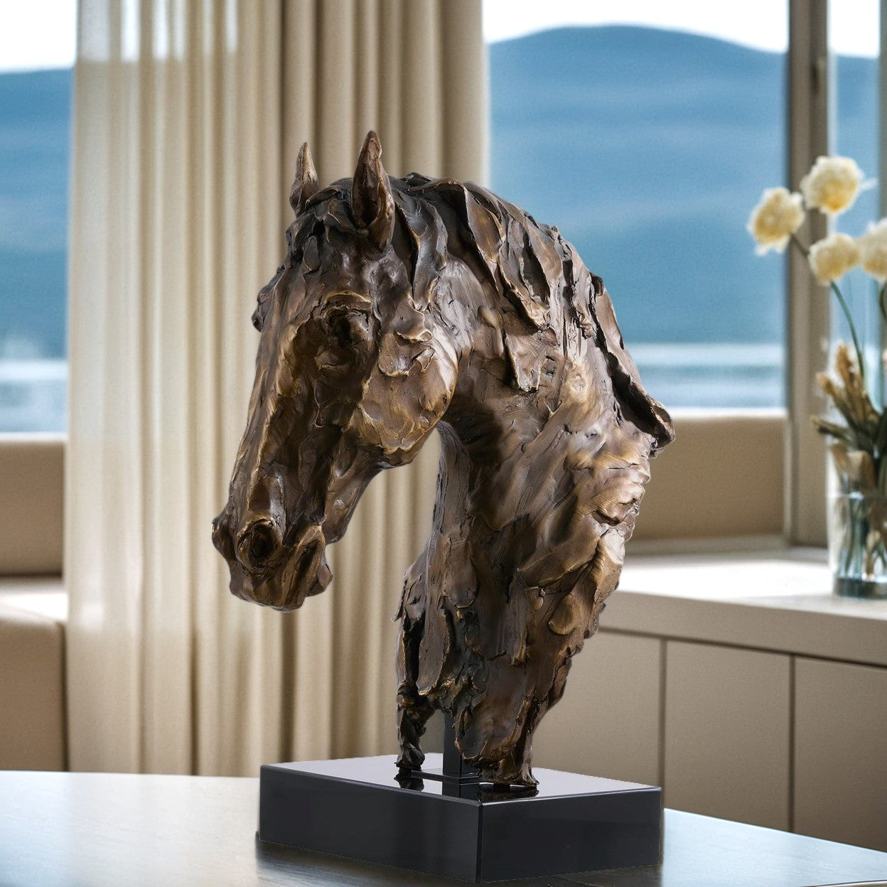 Majestic Stallion Bronze Sculpture