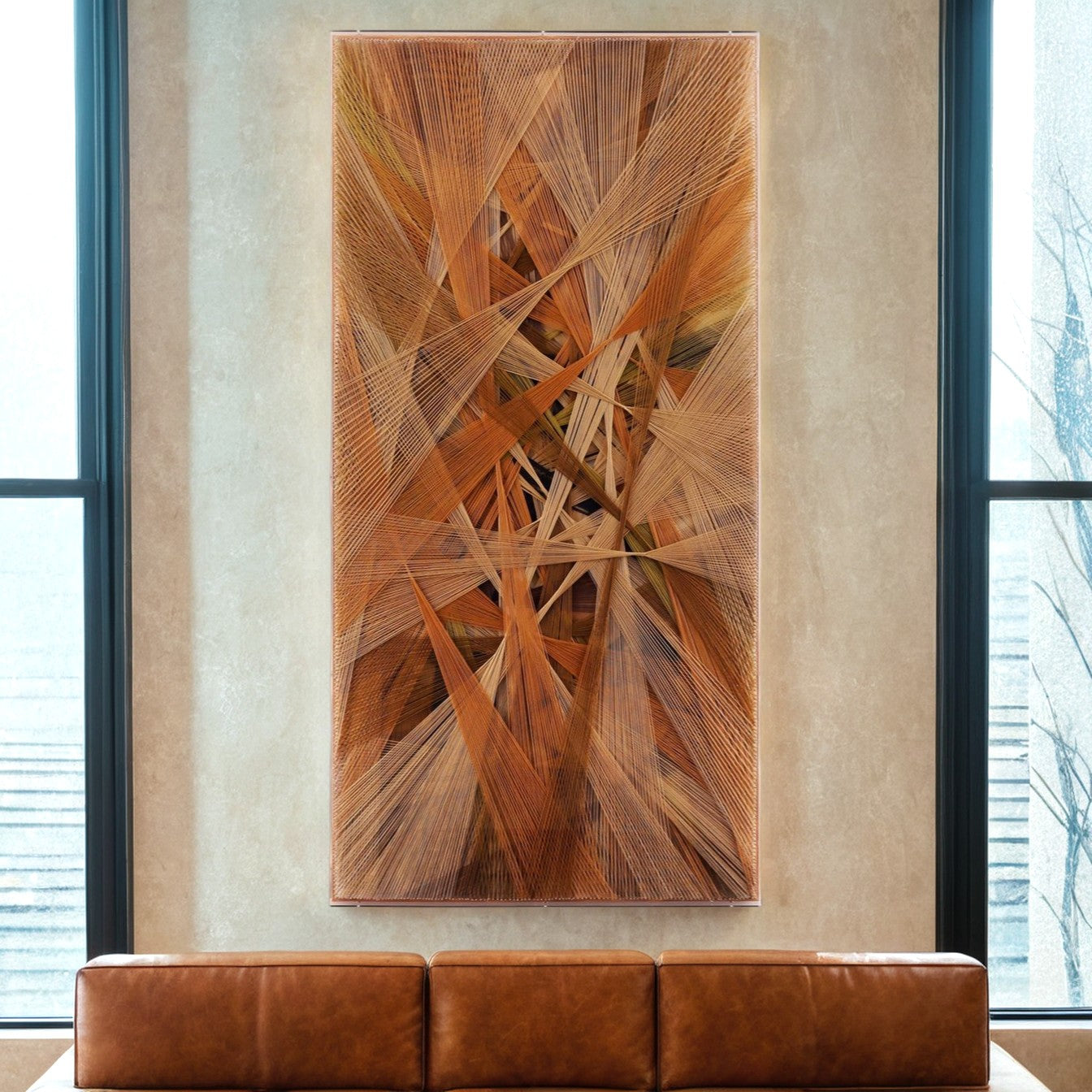Amber Weave Wall Art