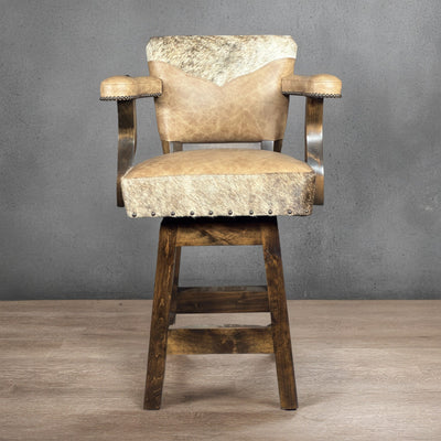 Denali Ranch Light Tan Brindle Stool