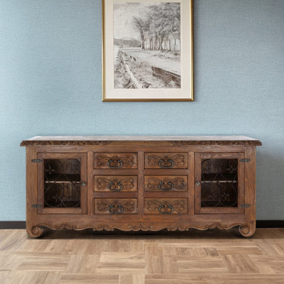 Lovina Large Buffet With Iron Doors