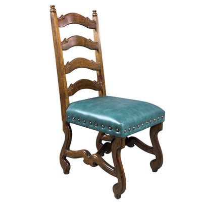 Ladderback Sinthesis Verdigris Side Chair-T