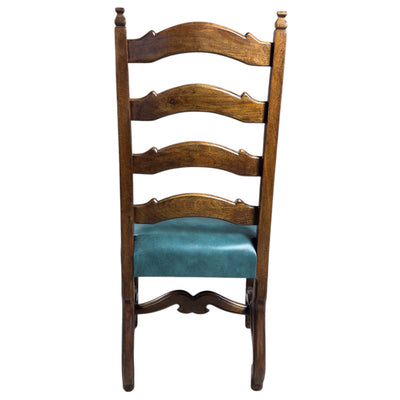 Ladderback Sinthesis Verdigris Side Chair-T