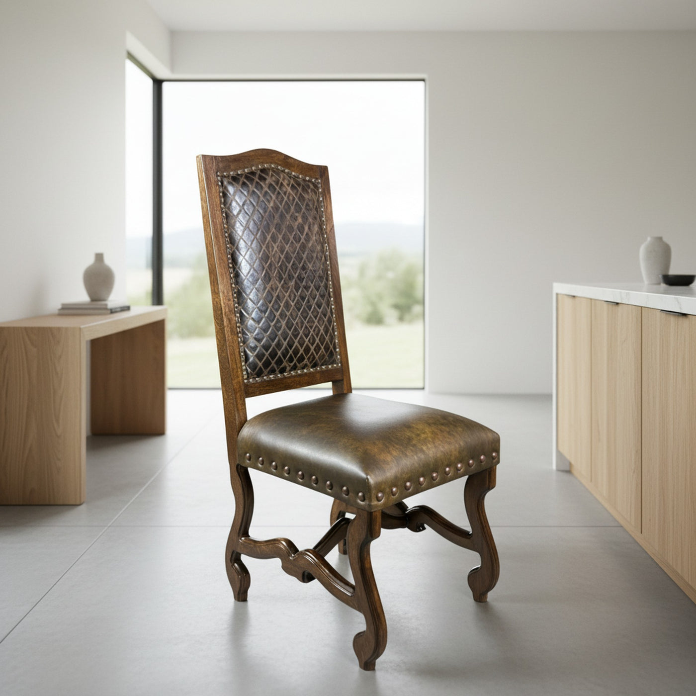 Hair-On-Hide Side Chair