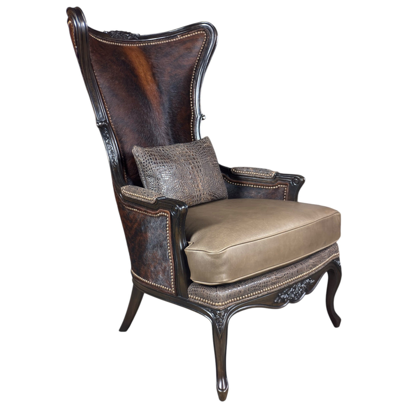 Brindle Chocolate Chair-M