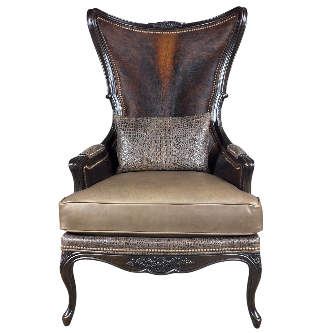 Brindle Chocolate Chair-M