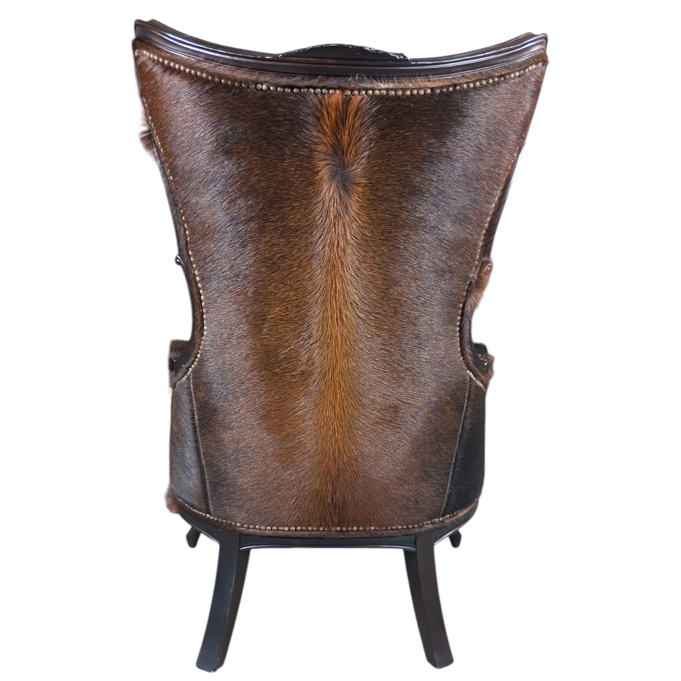 Zuri Anaconda Sunset Wingback Chair-M