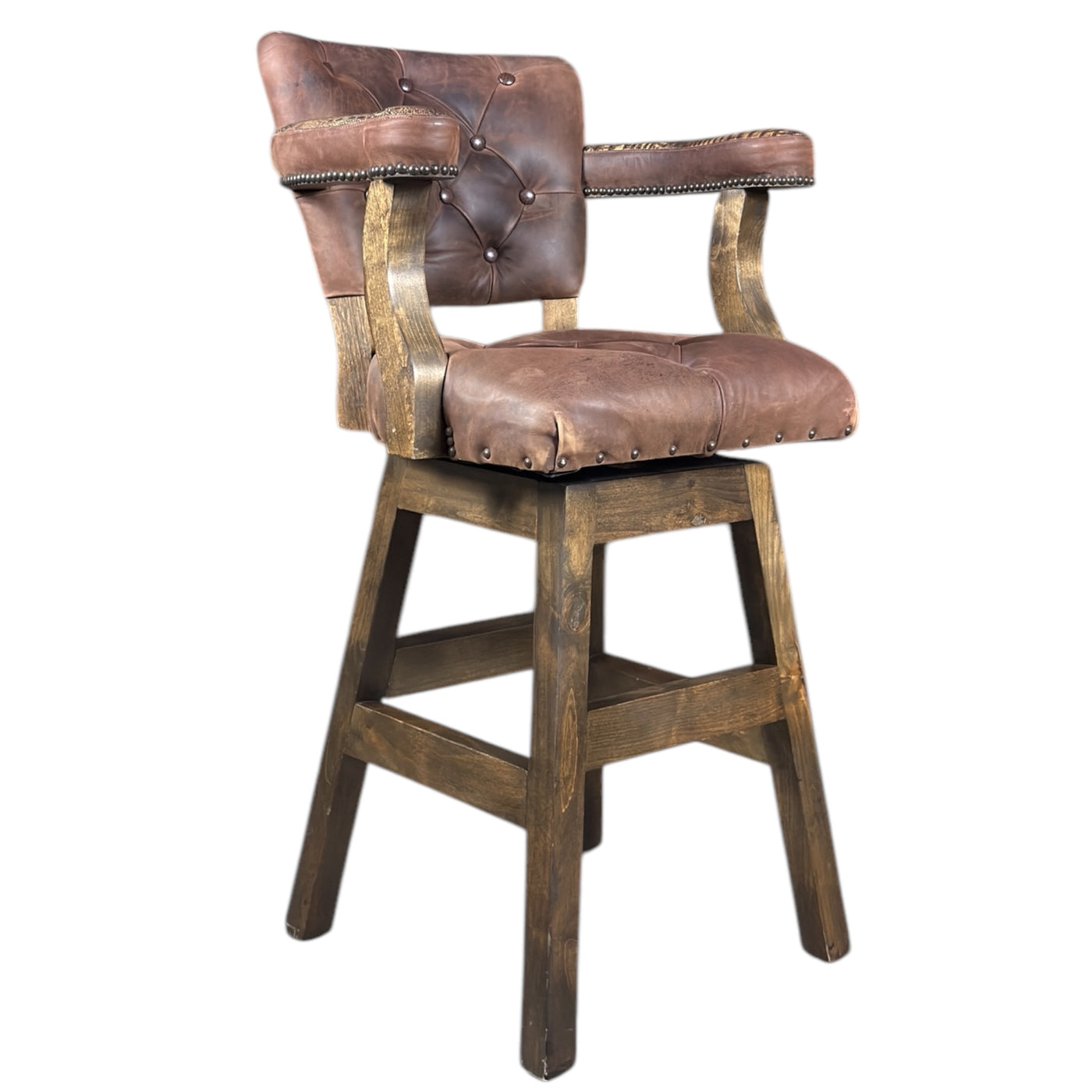 Denali Ranch Double Yoke Barstool