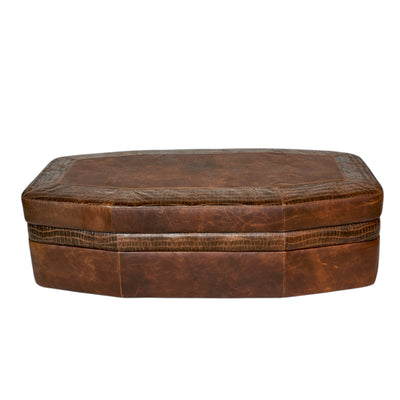 Bison Walnut Tool Ottoman-A