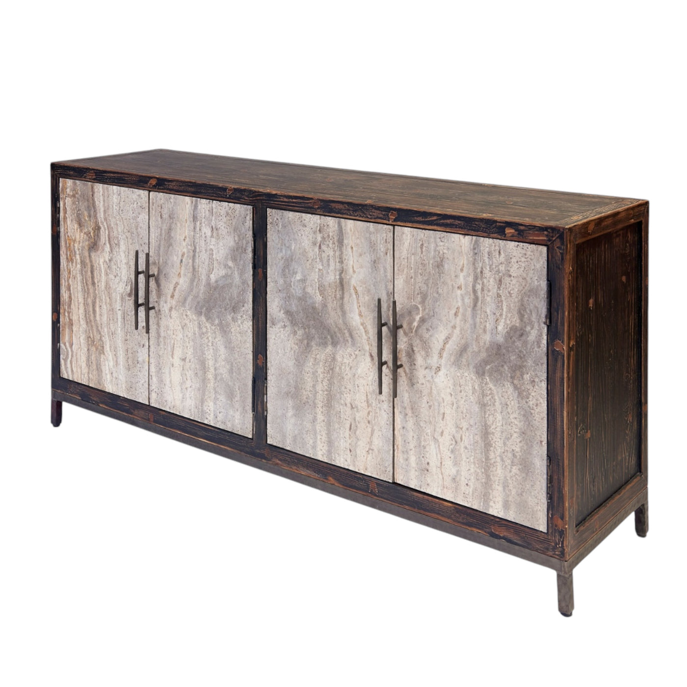 Travertine Console-C