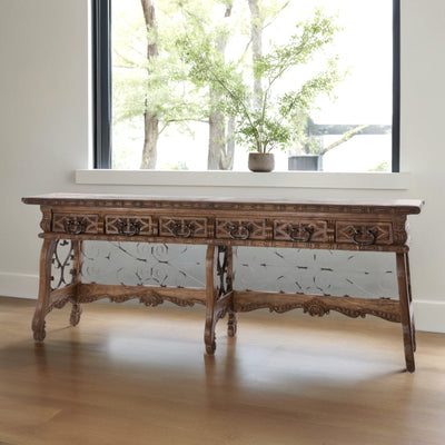 Spanish Prison 6-Leg Console Table