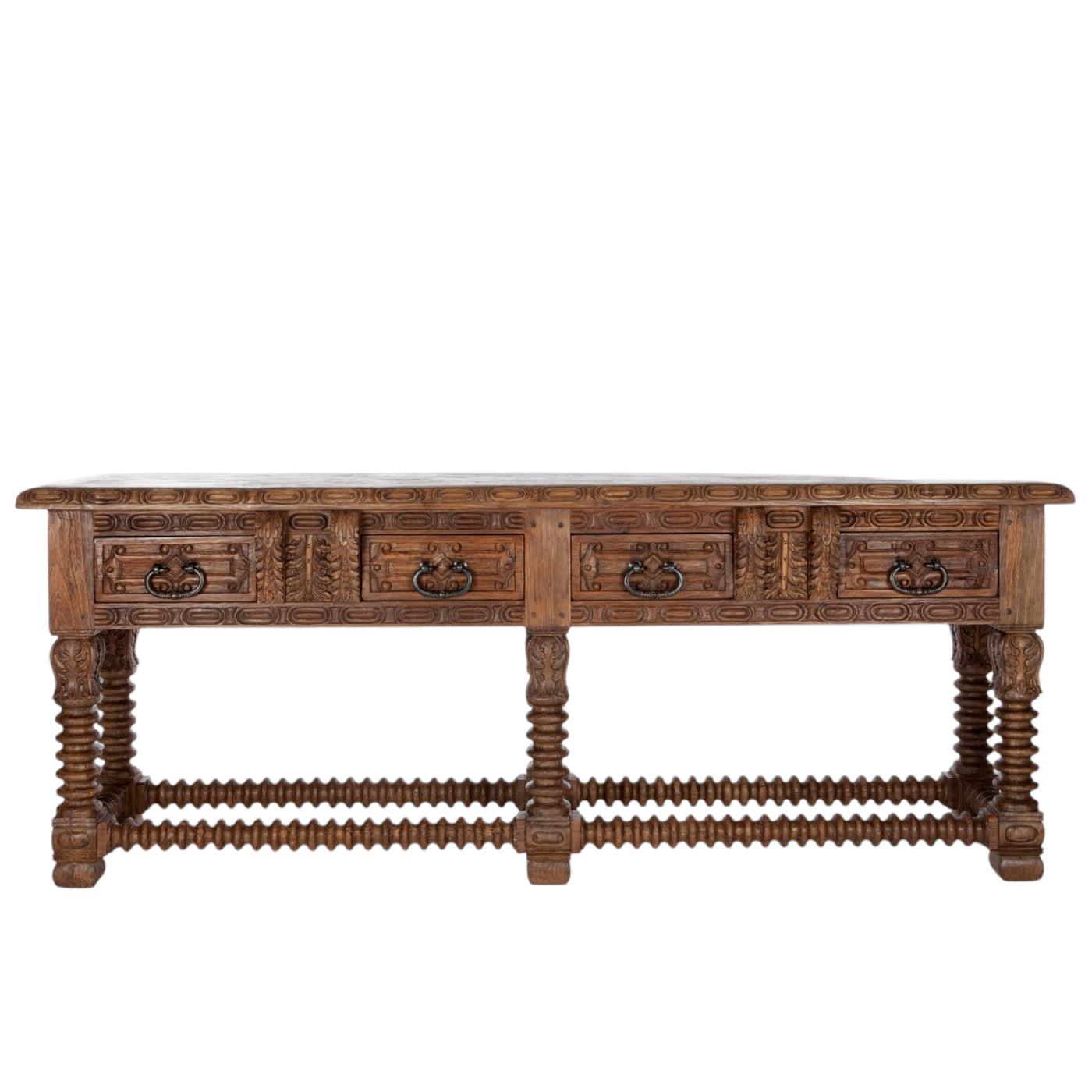 Spanish Carpenters 6 Leg Console-J