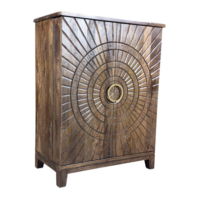 Mango Wood Bar Cabinet-CH